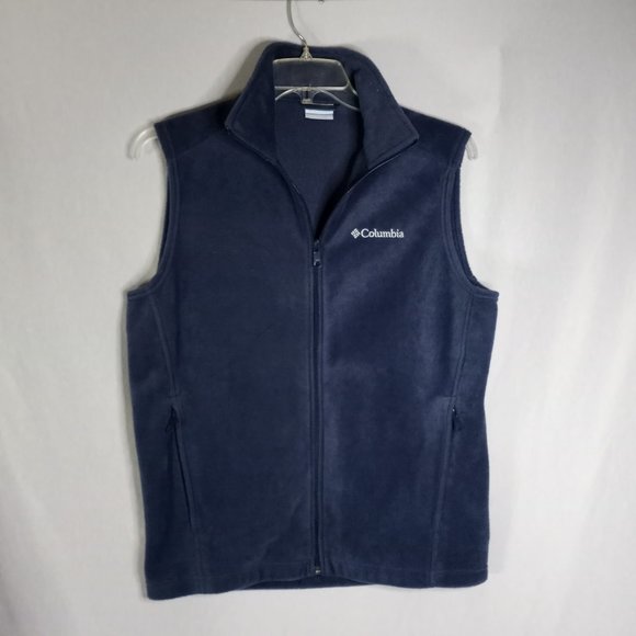 Columbia Men's Blue Sleeveless Outdoor Sports Fleece Vest Size SM - Picture 2 of 8